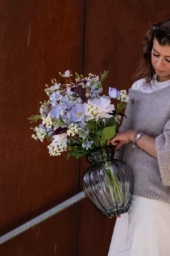 Audrey Vase - Petroleumsblå | Stor