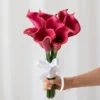 Brudebuket Calla lilje - lilla