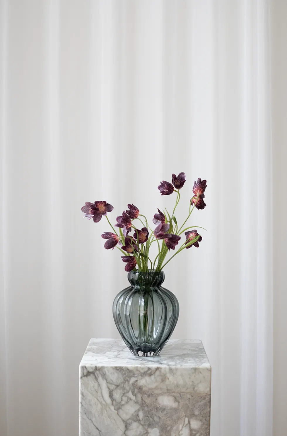 Buket klokkeblomst - mørkelilla