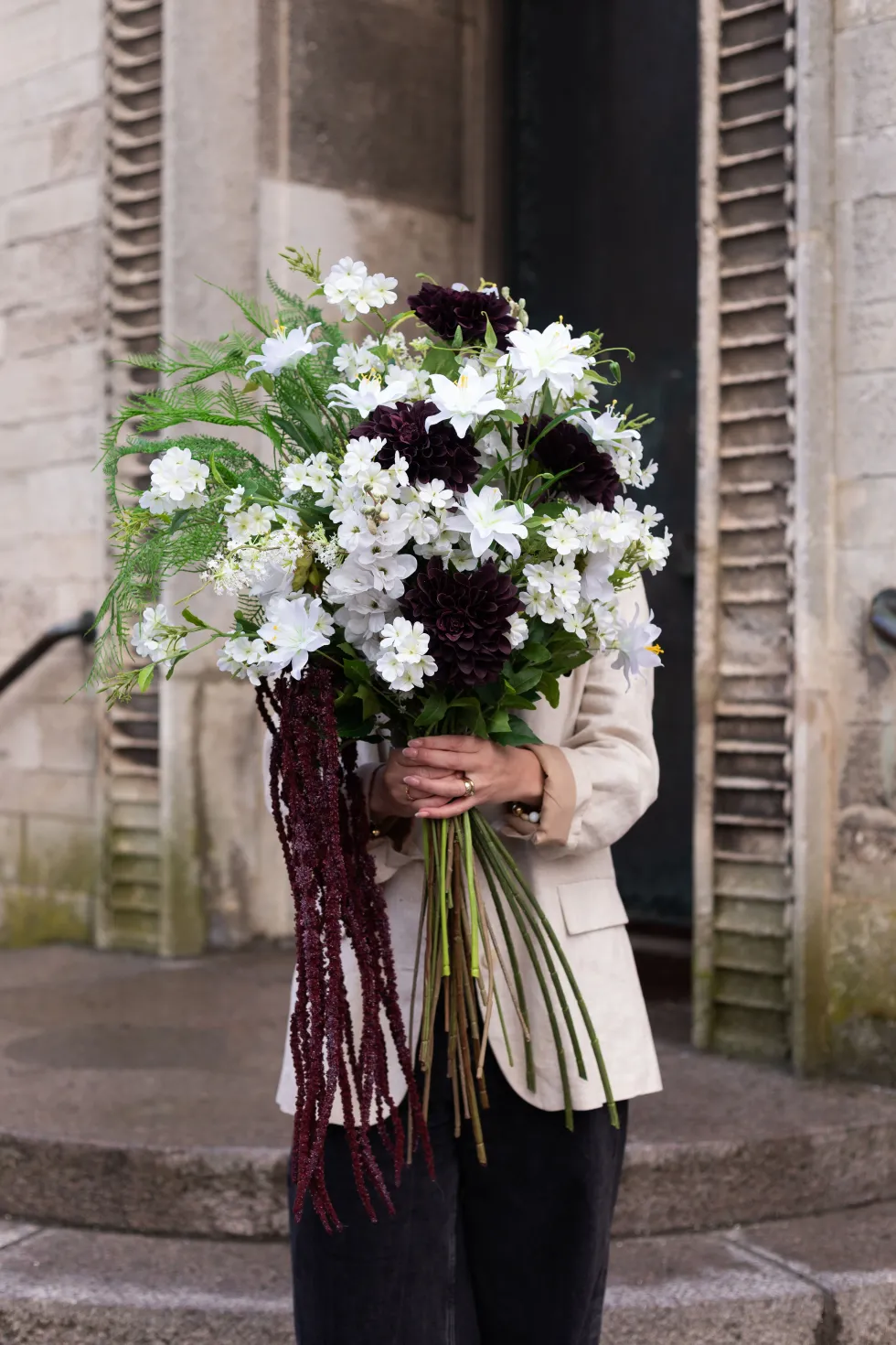 Fontanesia Kunstig Blomst - Hvid