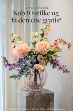 Fontanesia Kunstig Blomst - Hvid