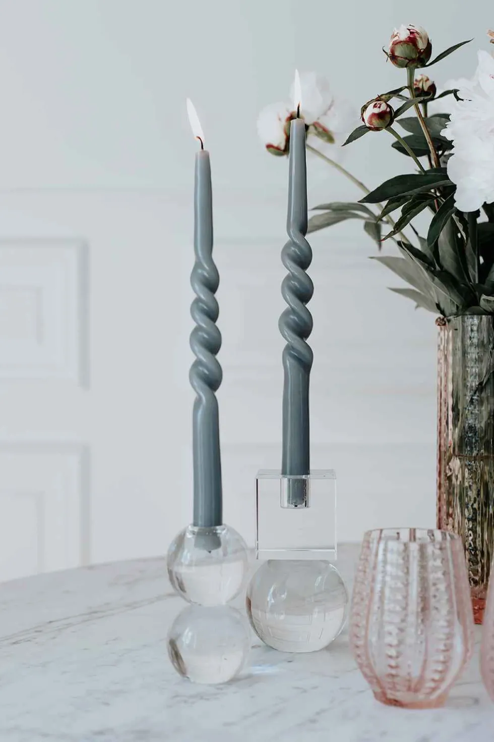 Glossy Lys - Steel Grey | Halvt Snoet