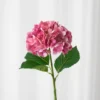 Hortensia Kunstig Blomst - Mørk Rosa | Stor