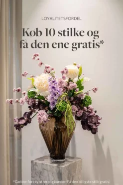 Kirsebærgren Kunstig Blomst - Lilla