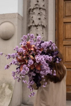Kirsebærgren Kunstig Blomst - Lilla