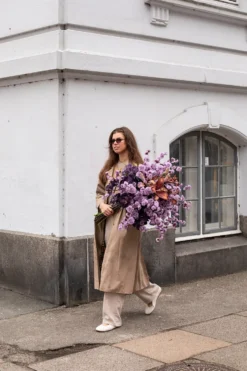 Lilje Kunstig Blomst - Bordeaux | Stor