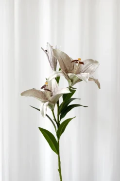 Lilje Kunstig Blomst - Off white | Stor