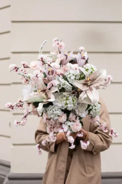 Lilje Kunstig Blomst - Off white | Stor
