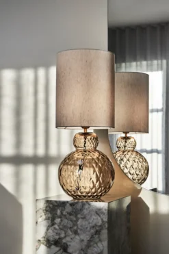 Lily Bordlampe - Brun | Harlequin