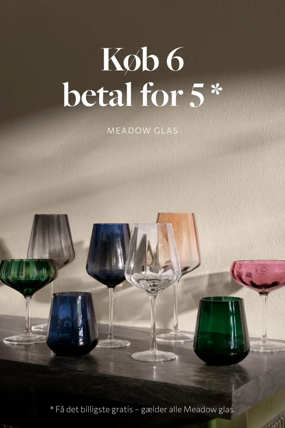 Meadow Glas - Cocktailglas | Blå