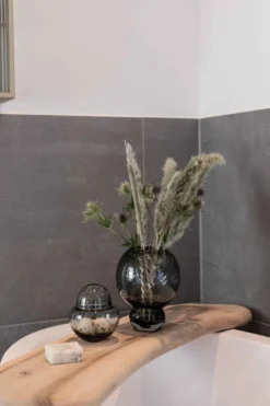 Meadow Swirl Vase - Grå | Lille