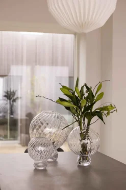 Meadow Swirl Vase - Klar | Mellem