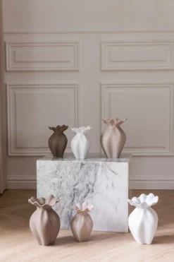 Nellie Vase - Sand | Mellem