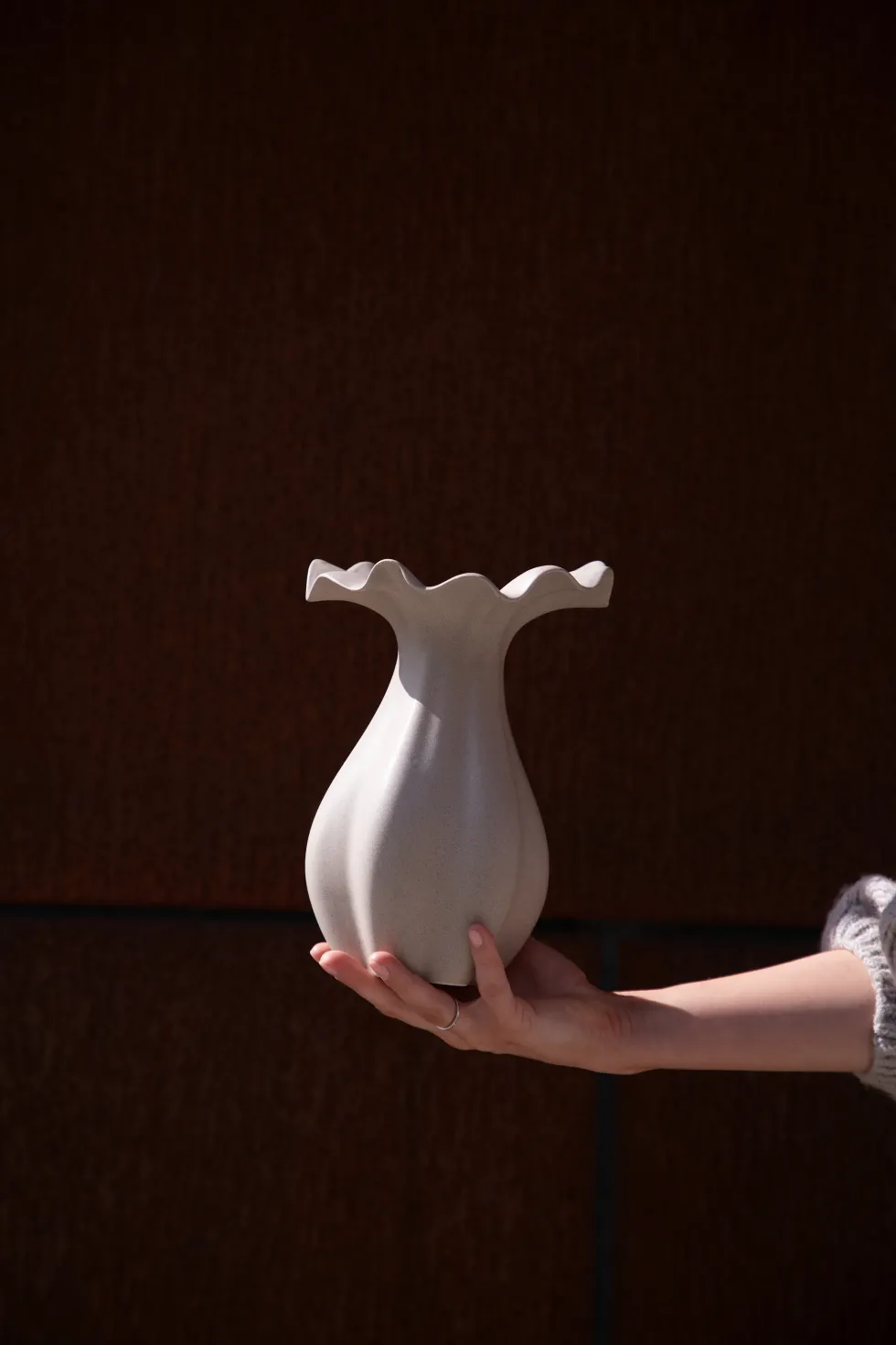 Nellie Vase - Sand | Stor