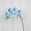 Orkidé Kunstig Blomst - Blå | 9 hoveder