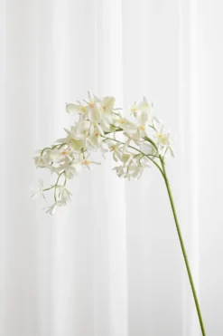 Orkidé Kunstig Blomst - Hvid | Flere hoveder