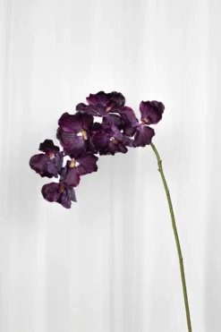 Orkidé Kunstig Blomst - Lilla | 7 hoveder