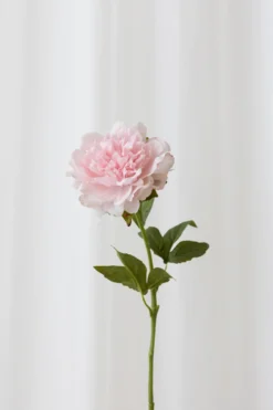 Pæon Kunstig Blomst - Lyserød