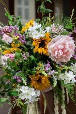 Pæon Kunstig Blomst - Lyserød