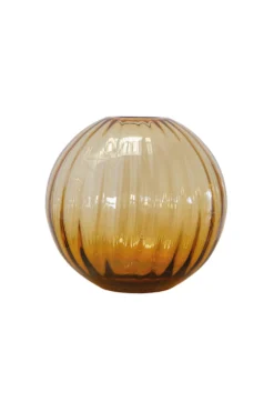 Sadie Line Vase - Amber | Lille