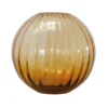 Sadie Line Vase - Amber | Mellem