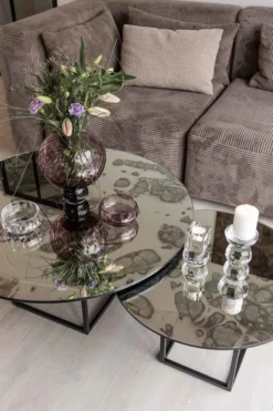 Shade Sofabord - Top plade Silver Antique Lille