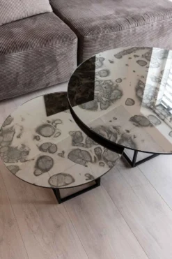 Shade Sofabord - Top plade Silver Antique Stor