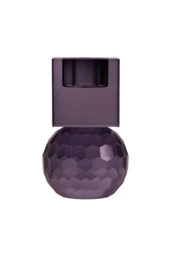 Shadow T-light Lysestage - Black Purple