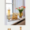 Shop looket - Meadow karaffel og 6 amber drikkeglas