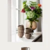 Shop looket - 6 Nellie kopper med hank - Brun