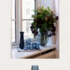 Shop looket - 6 stk. Meadow blå drikkeglas