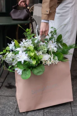 Skabiose Kunstig Blomst - Grøn | Ét hoved