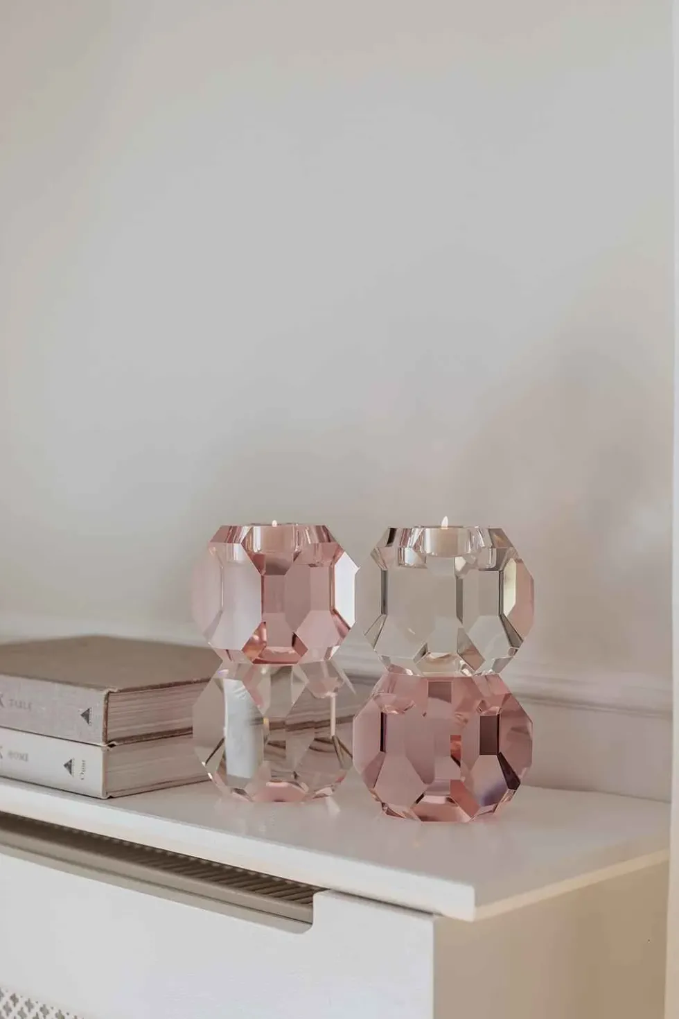 Sky Lysetage Stacked - Clear/Pink