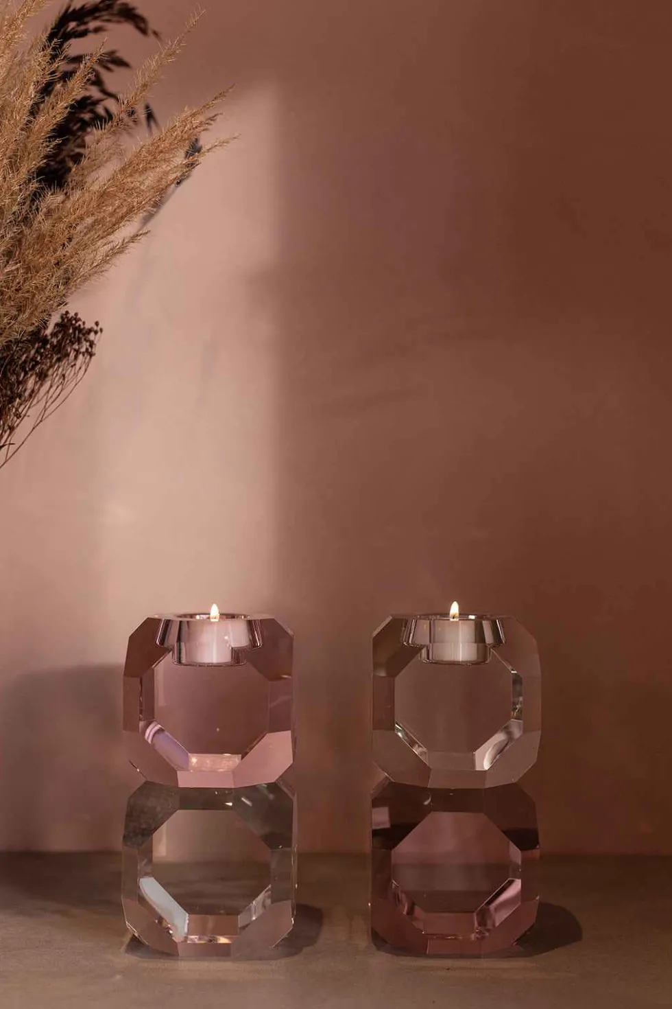 Sky Lysetage Stacked - Clear/Pink