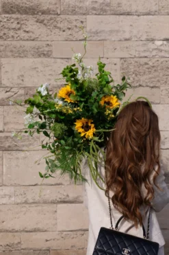 Solsikke Kunstig Blomst - Gul