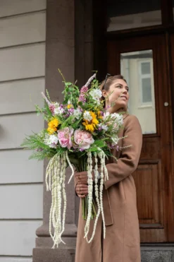 Solsikke Kunstig Blomst - Gul