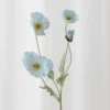 Valmue Kunstig Blomst - Blå