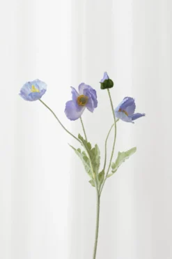 Valmue Kunstig Blomst - Lilla