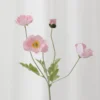 Valmue Kunstig Blomst - Pink